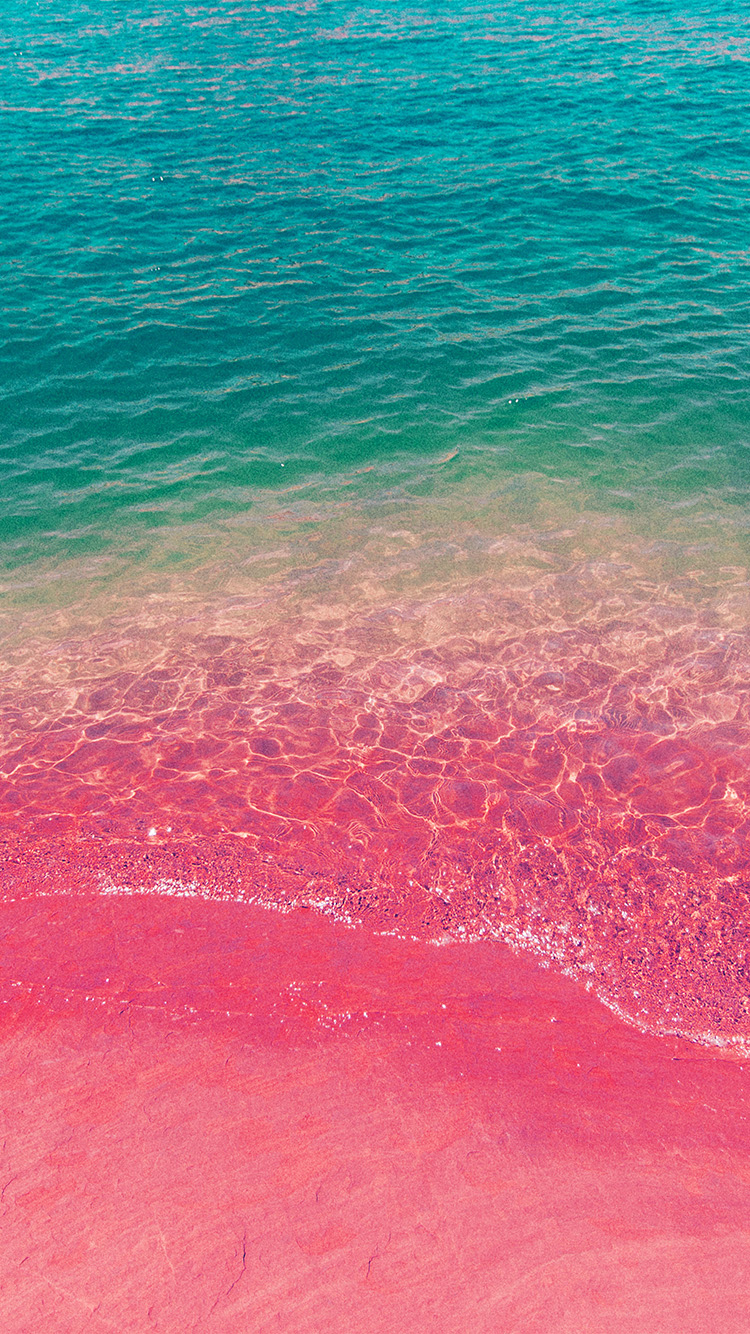 Com Apple Iphone7 Iphone7plus Wallpaper Np20 Sea Water - Iphone Pink Beach Wallpaper Hd - HD Wallpaper 