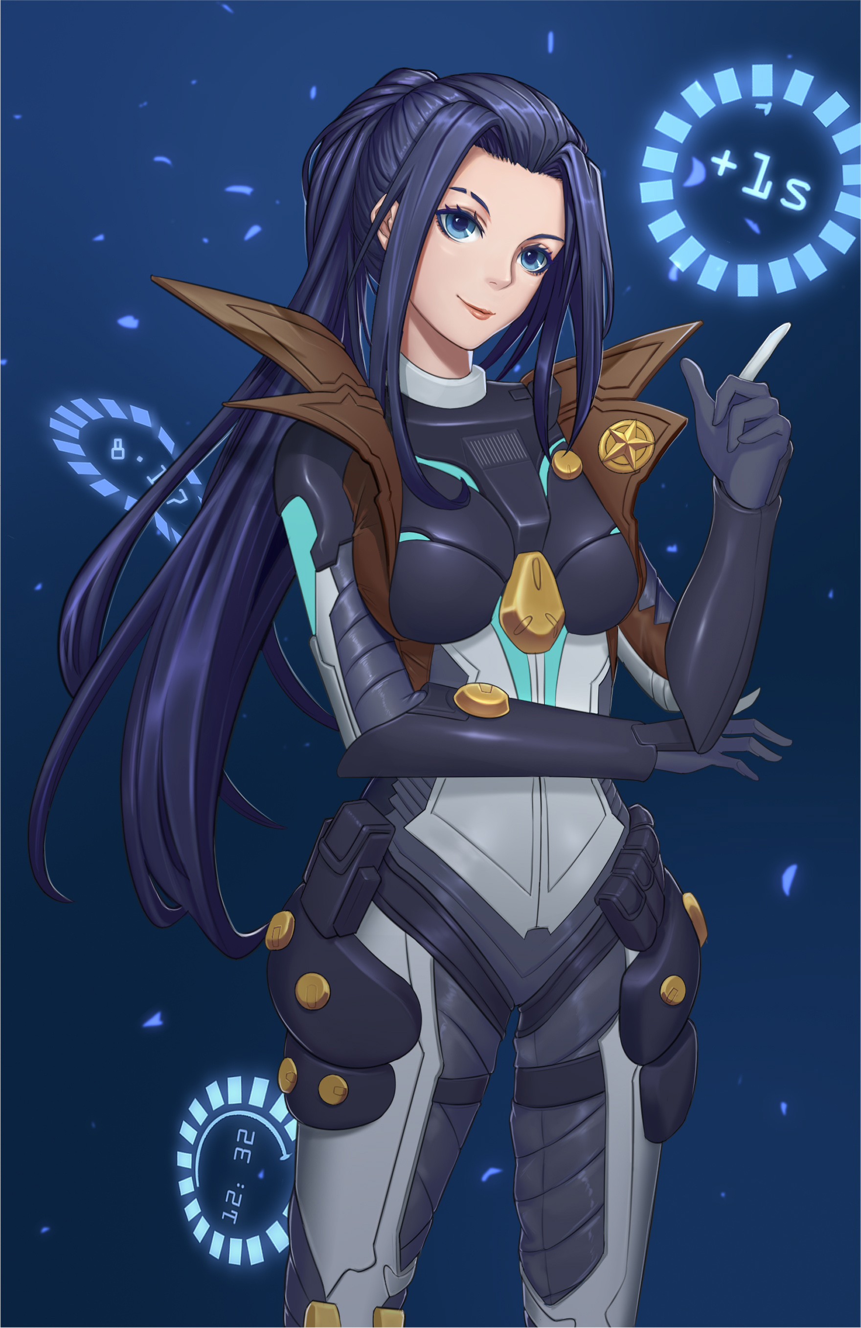 Pulsefire Caitlyn By 烤考拉 Hd Wallpaper Background Fan - Pulsefire Caitlyn Fan Art - HD Wallpaper 