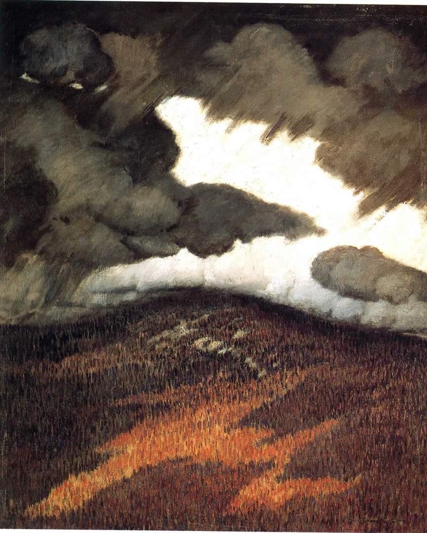 Storm Clouds Maine - Marsden Hartley Storm Clouds - HD Wallpaper 