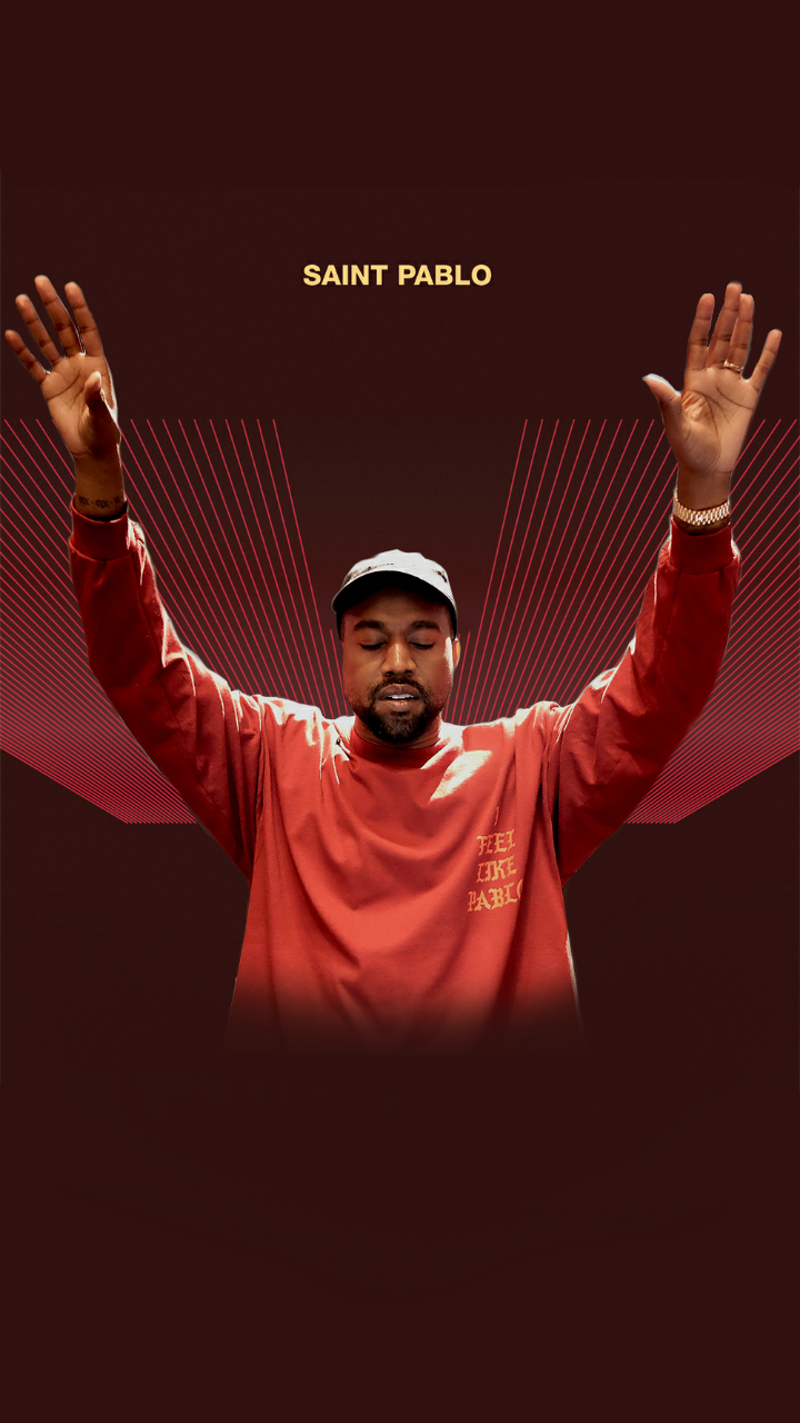 Kanye West Hands Up - HD Wallpaper 