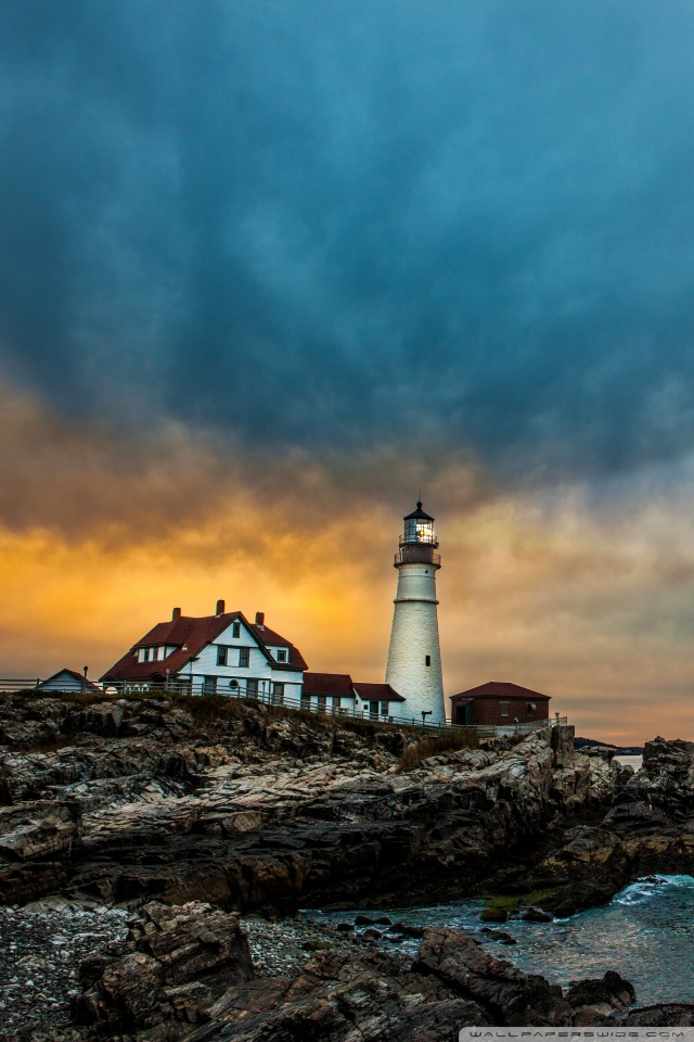 Portland Head Light - HD Wallpaper 