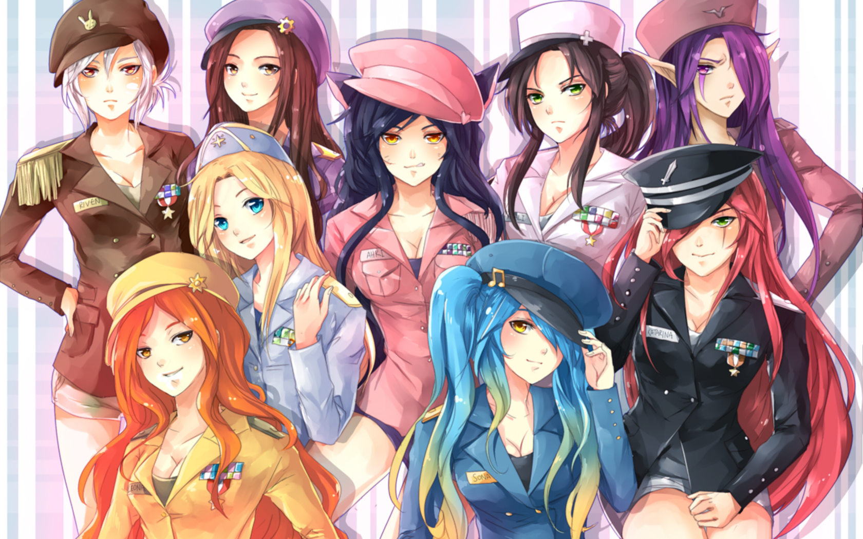 League Of Legends Girls Characters - HD Wallpaper 