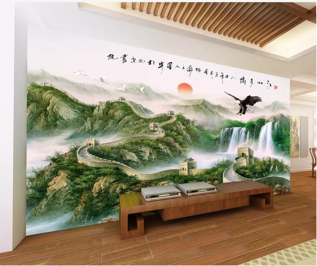 Paisaje En La Pared - HD Wallpaper 