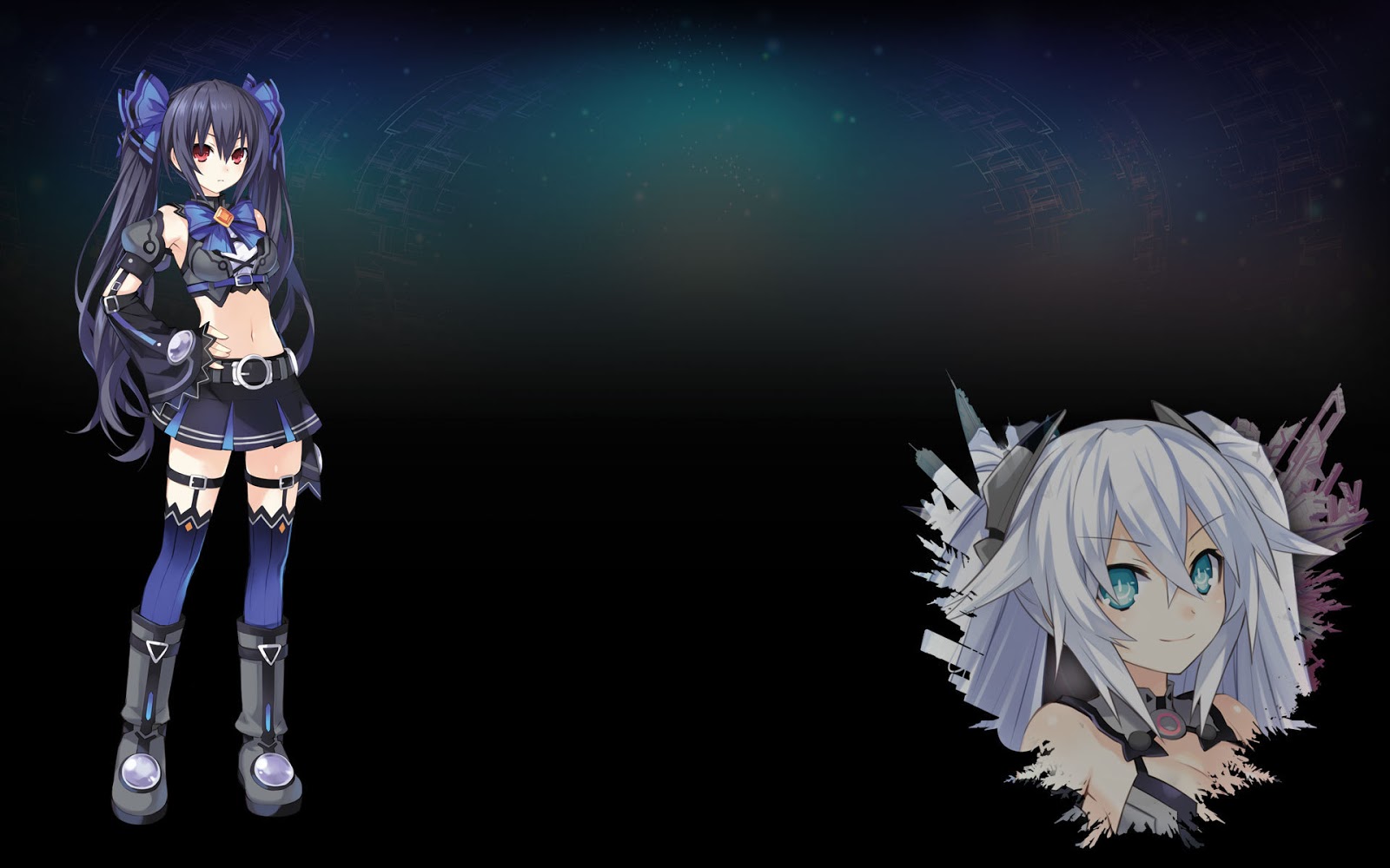 Hyperdimension Neptunia Rebirth 3 Noire - HD Wallpaper 