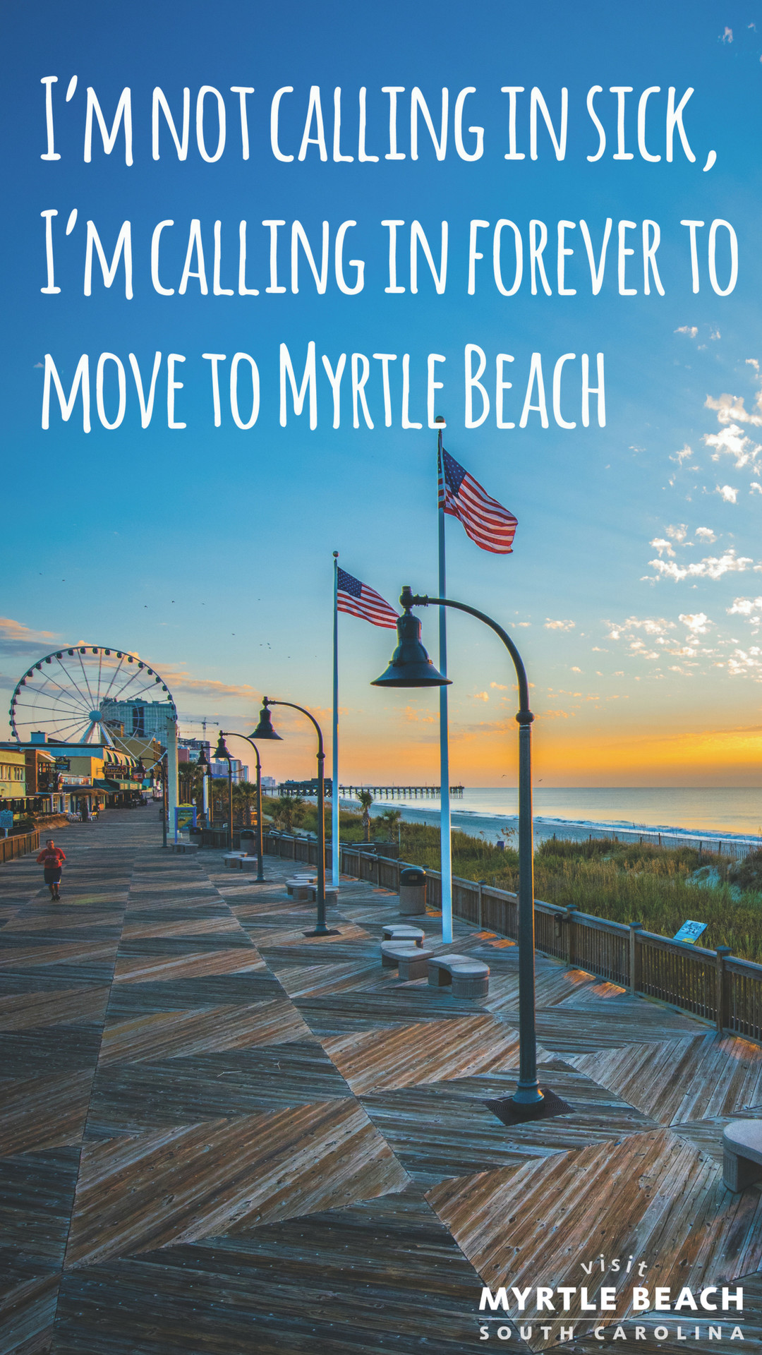 Visit Myrtle Beach Phone Wallpaper 
 Data Src Myrtle - Myrtle Beach Life - HD Wallpaper 