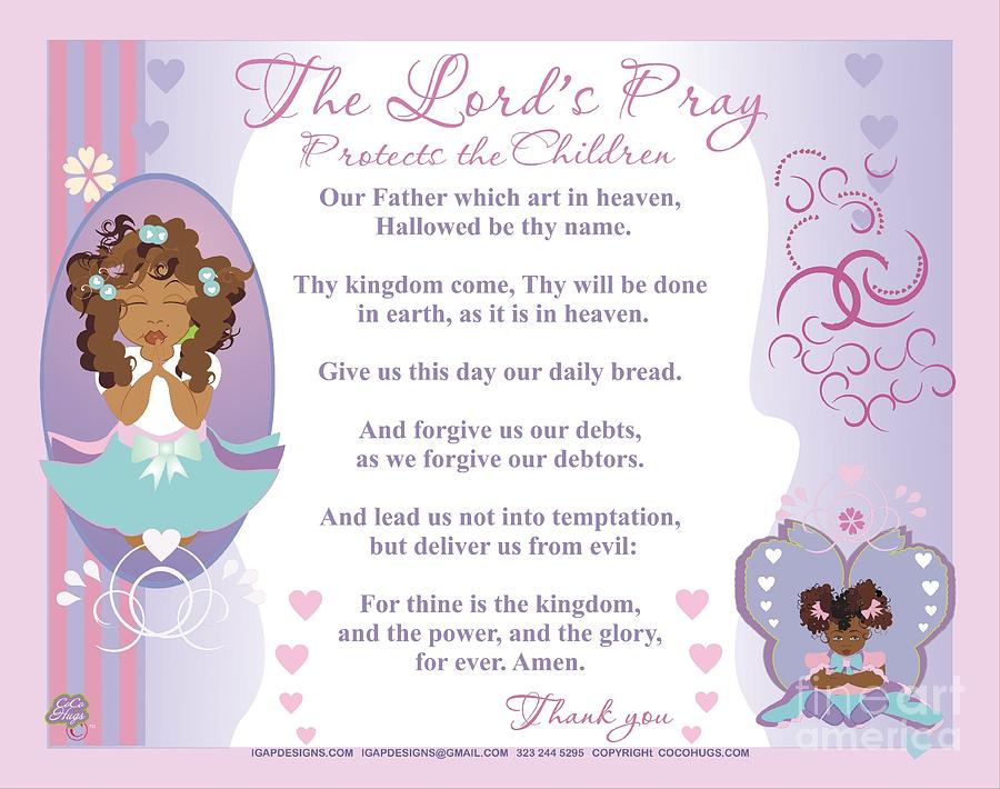 Lord's Prayer For Girls - HD Wallpaper 