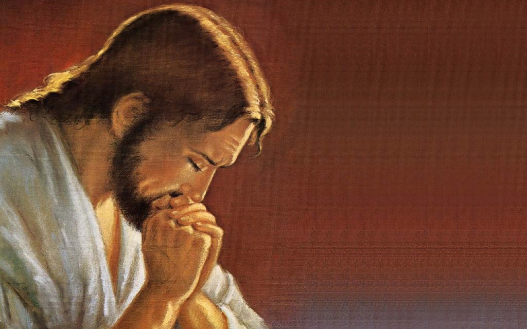 Jesus Praying To God - Jesus Prays In The Upper Room - HD Wallpaper 