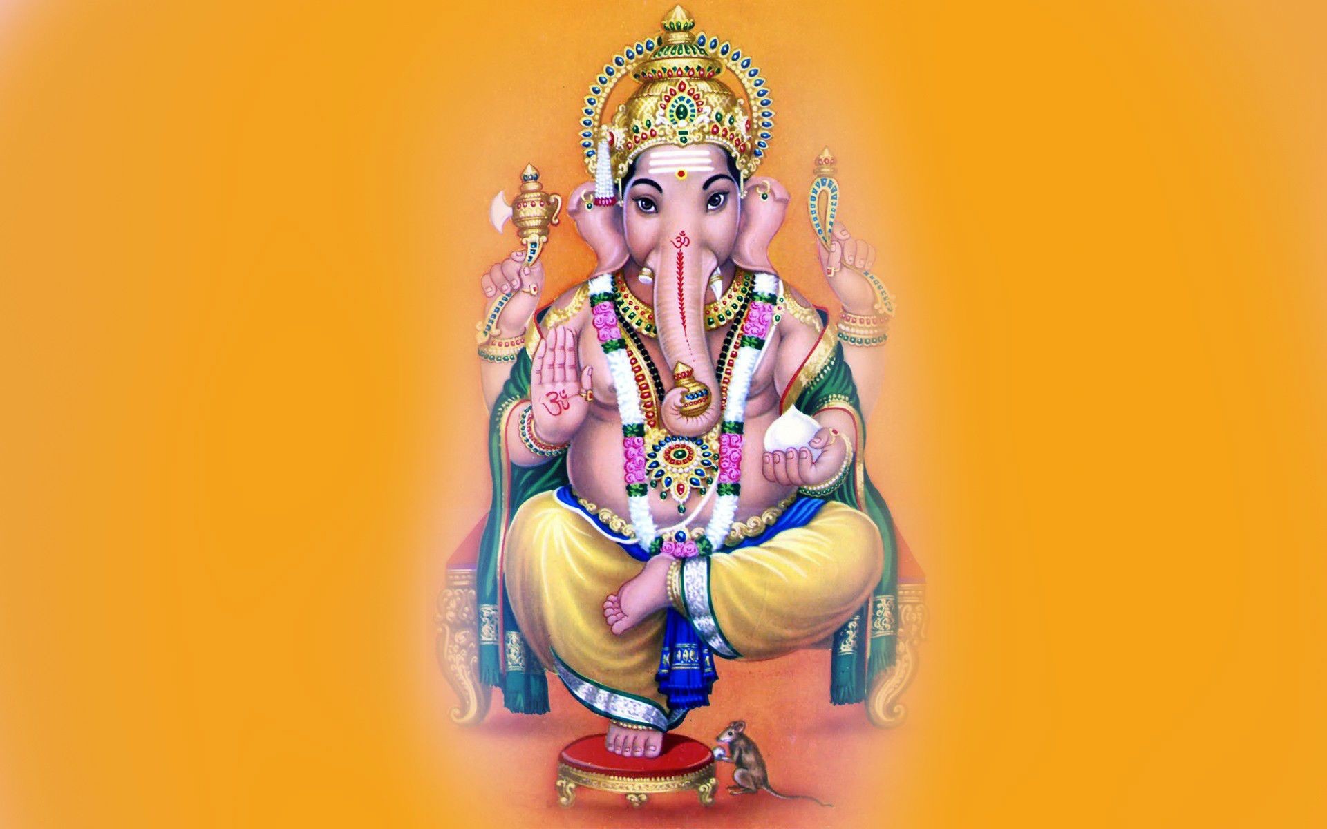 God Ganesh Ji Hd Desktop Wallpaper Hd Wallpapers 
 - Ganesh Ji Images Hd Desktop - HD Wallpaper 