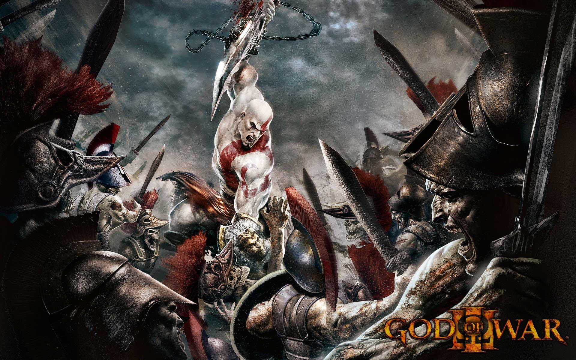 God Of War 3 Background - HD Wallpaper 