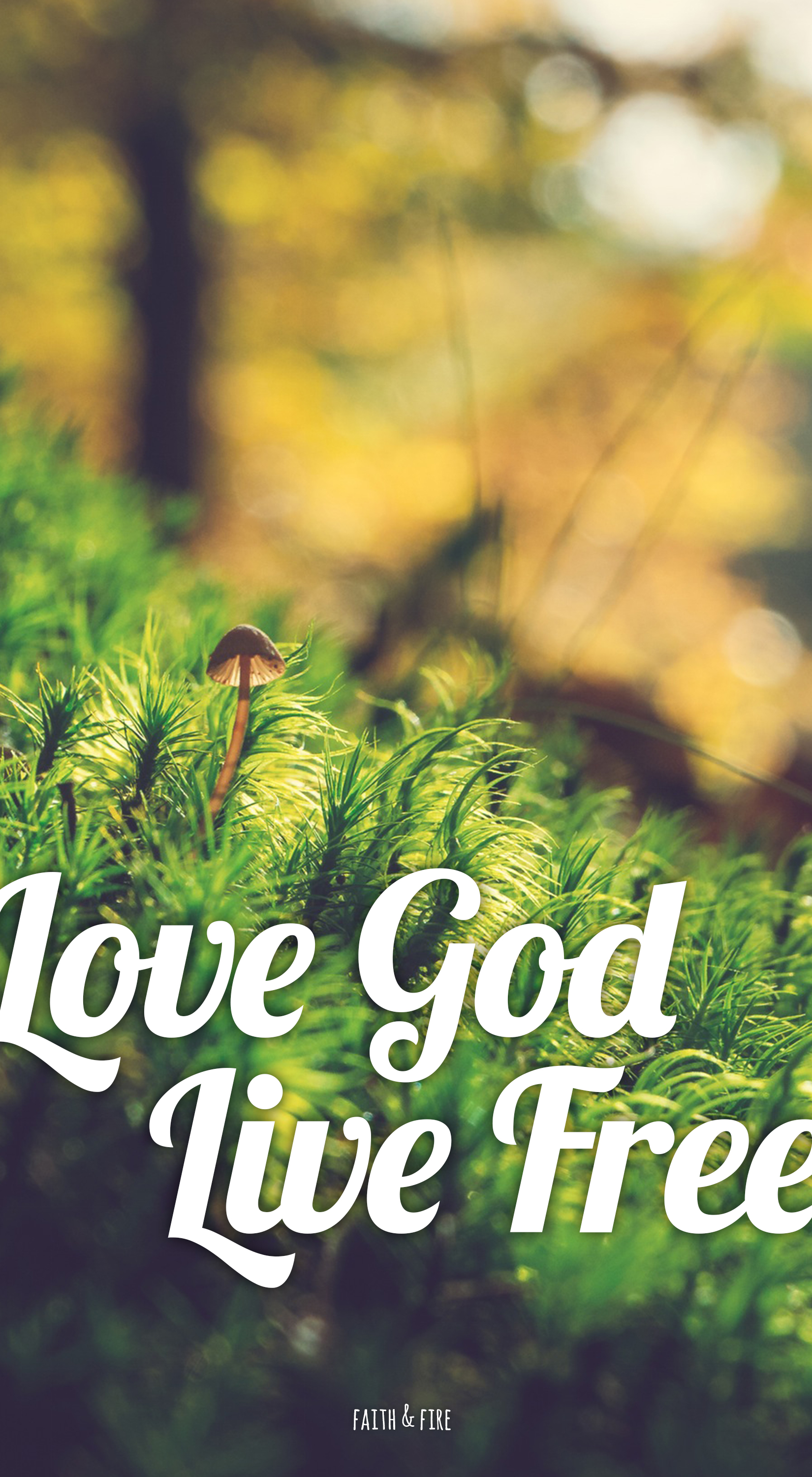 Free Wallpaper God Is Love - Live Free With God - 1650x3000 Wallpaper -  
