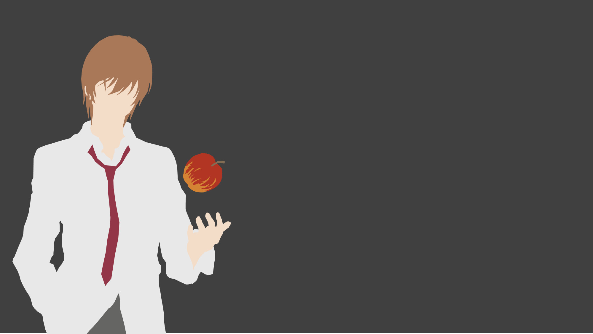 Light Kira - Minimalist Wallpaper Death Note - HD Wallpaper 
