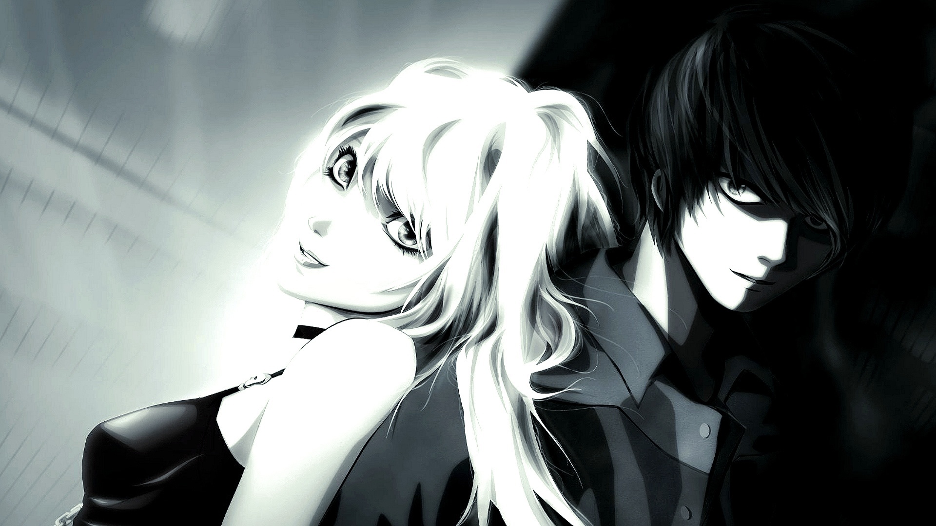 Light Yagami Y Misa Amane - HD Wallpaper 