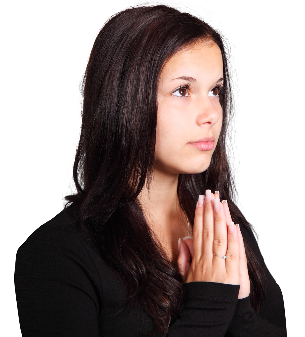 Woman Praying Transparent Background - HD Wallpaper 