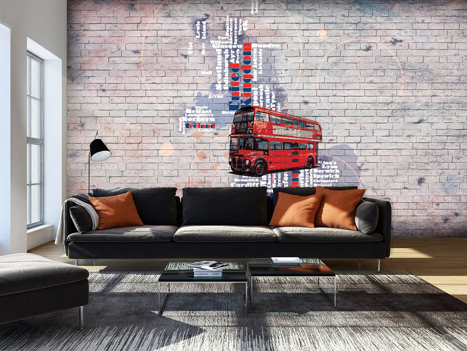 Wall Mural My London - Carta Da Parati Effetto Murales - HD Wallpaper 