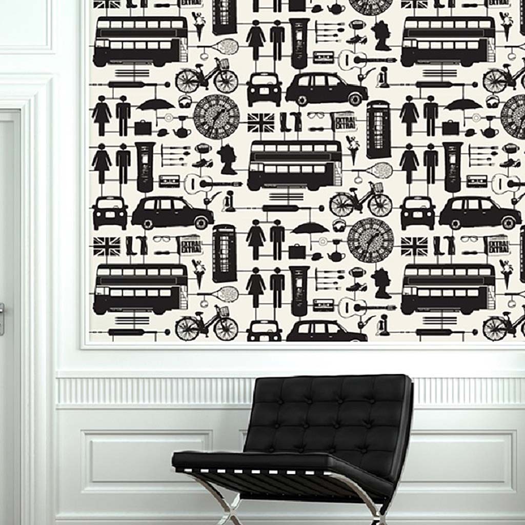 Iegc Airfix London Black - Trompe L Oeil Porte Coffre Fort - HD Wallpaper 