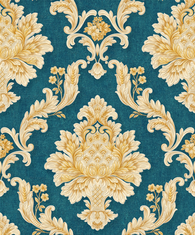Damask Wallpaper Brown - HD Wallpaper 