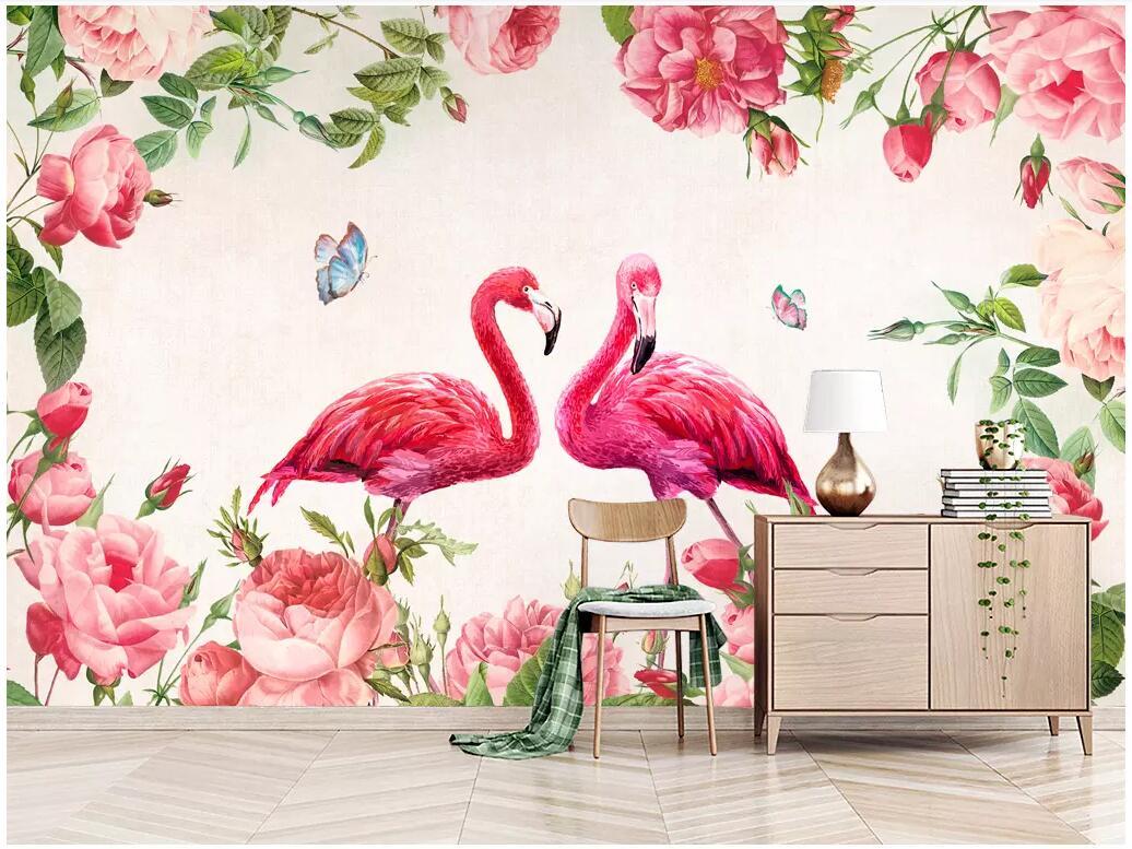 3d Wall Paper Flamingo - HD Wallpaper 