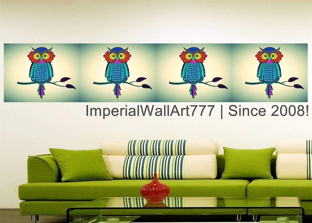 Imperialwallart777 Exclusive Vintage Owl Bird Print - Wall Decal - HD Wallpaper 