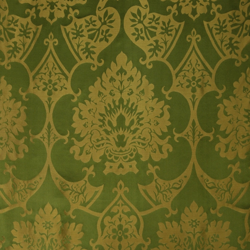 Gothic Black Silk Damask - HD Wallpaper 