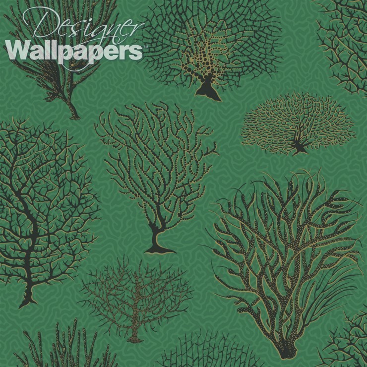 Seafern - John Lewis Wallpaper Coral - HD Wallpaper 