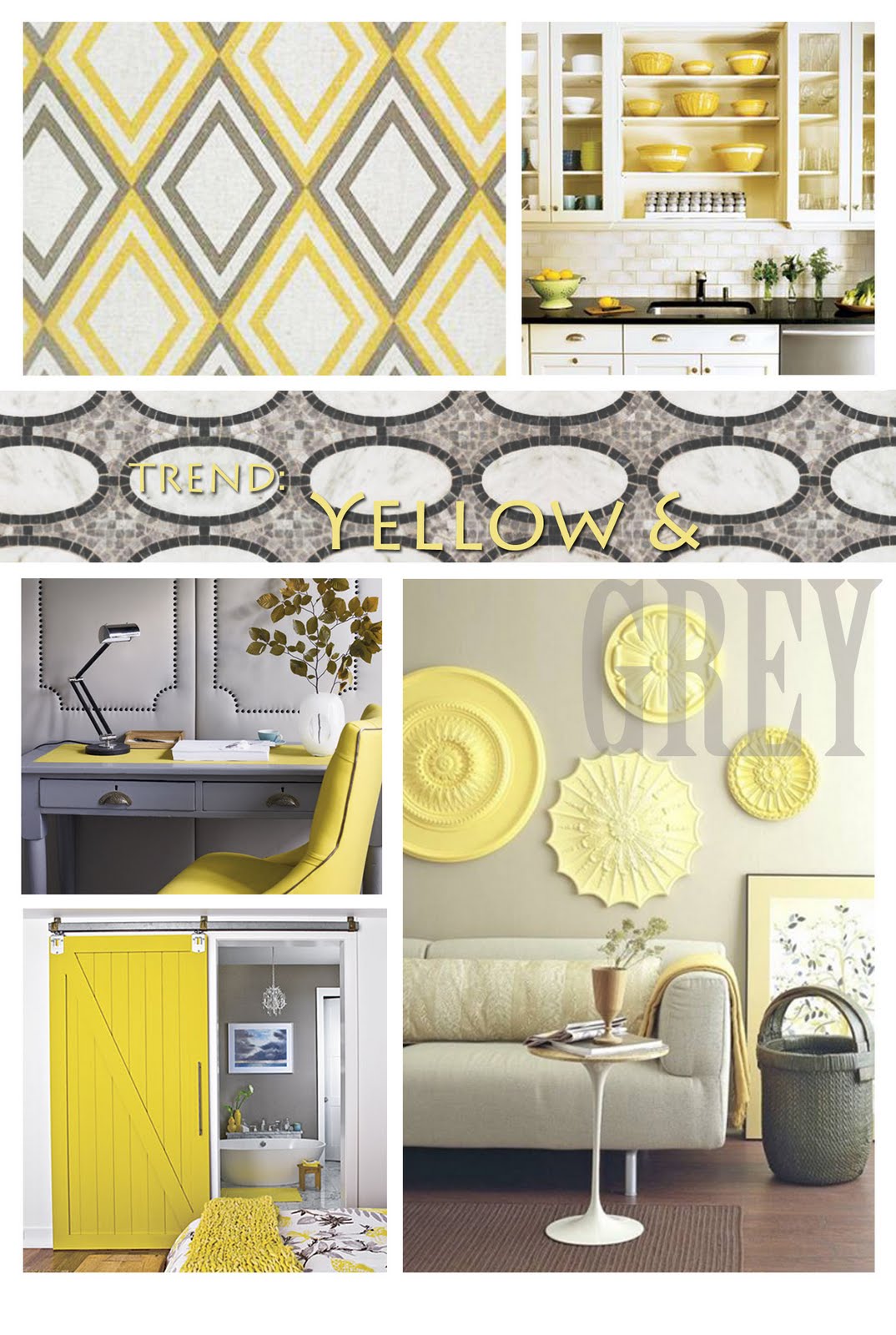 Grey And Yellow Bedroom Wallpaper - HD Wallpaper 
