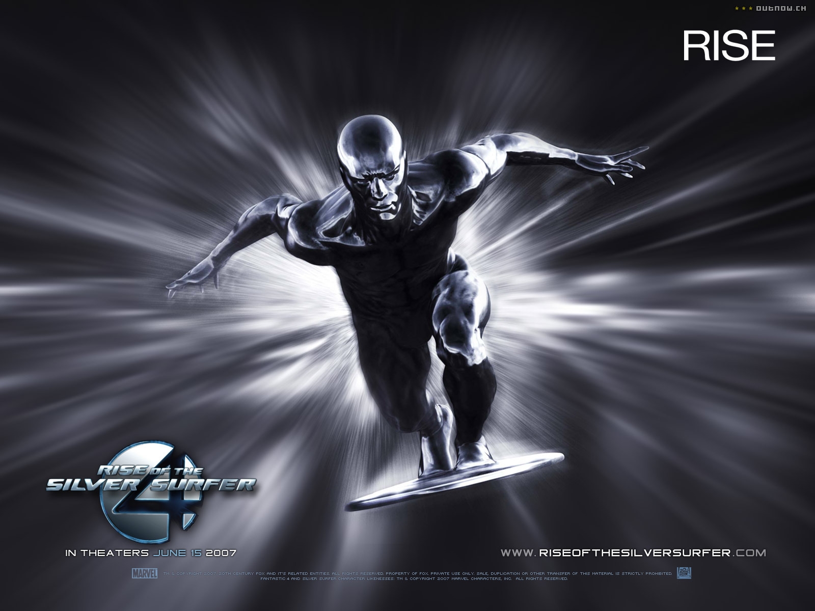 Silver Surfer - Fantastic Four Silver Surfer Background - HD Wallpaper 