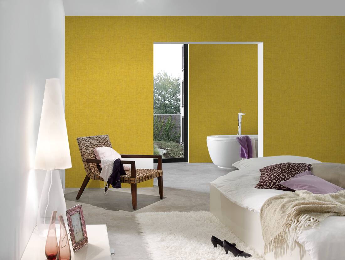 Architects Paper Wallpaper Uni, Brown, Grey, Yellow - Private Walls Обои 358957 - HD Wallpaper 