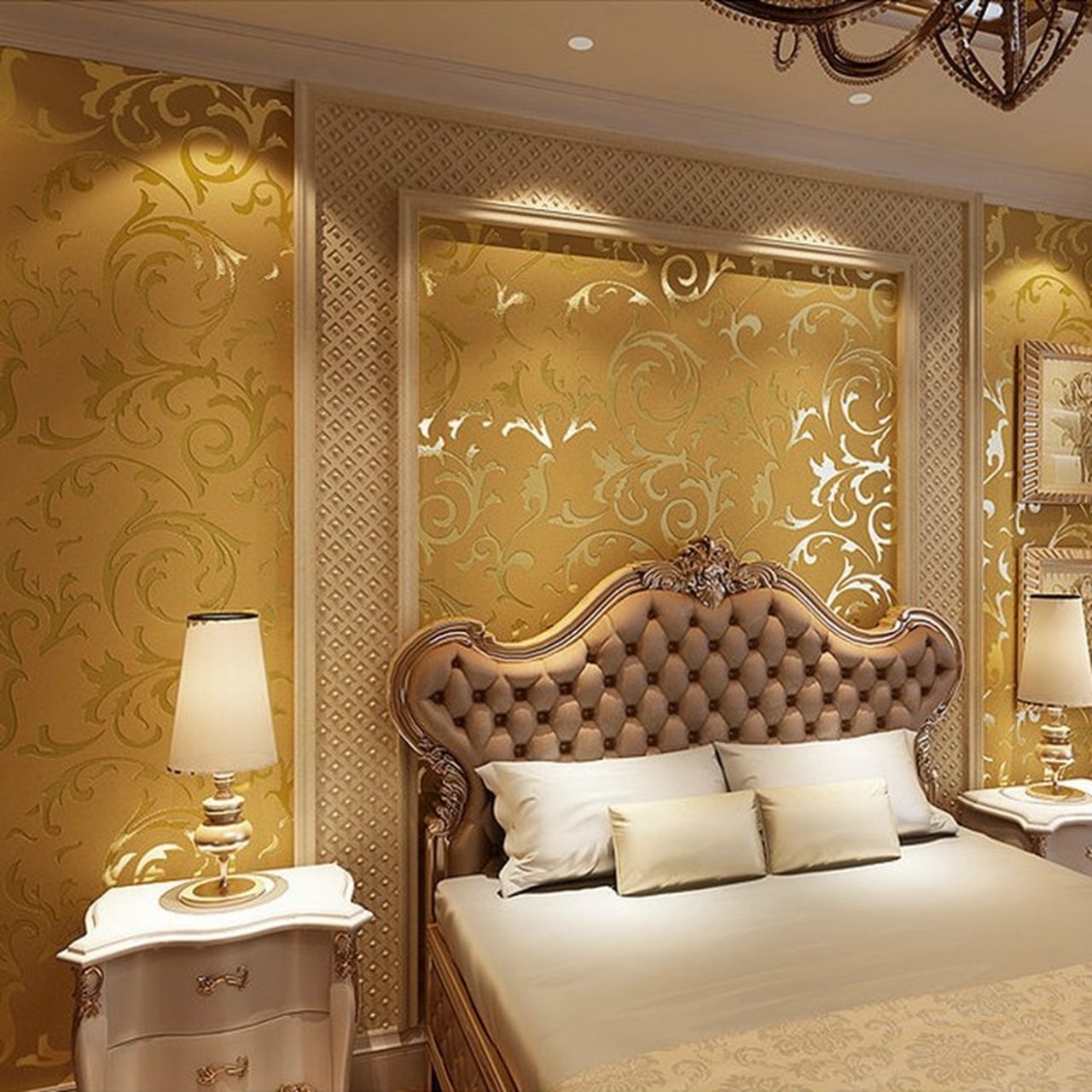 Luxury Wallpaper For Bedroom - HD Wallpaper 