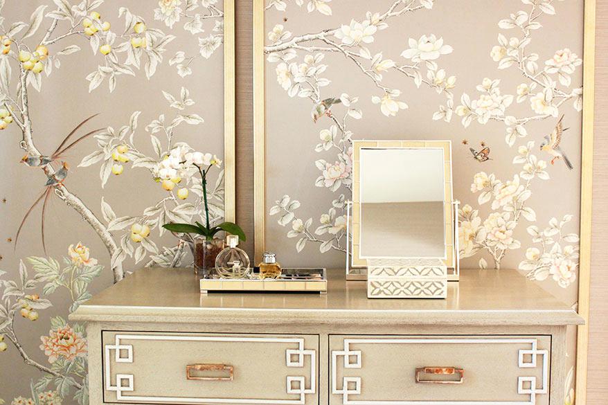 Cheap Wallpaper Uk Hand Painted Chinoiserie Panels 878x585