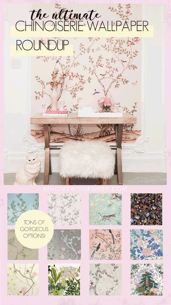 Chinoiserie Removable Wallpaper Roundup - Interior Design - HD Wallpaper 