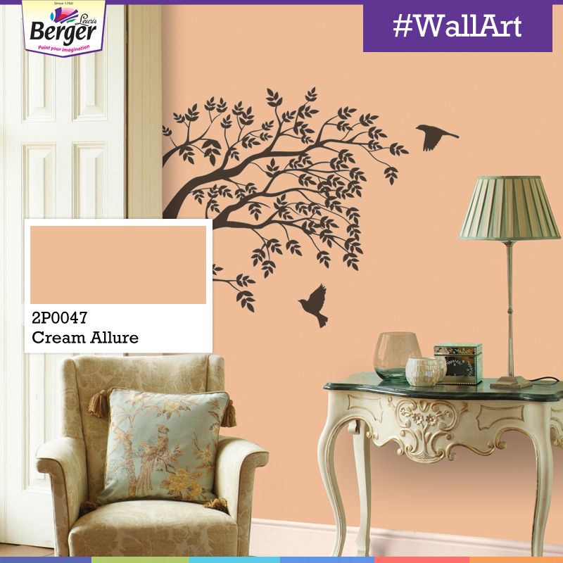 Wall Painting Black And White Tree - HD Wallpaper 