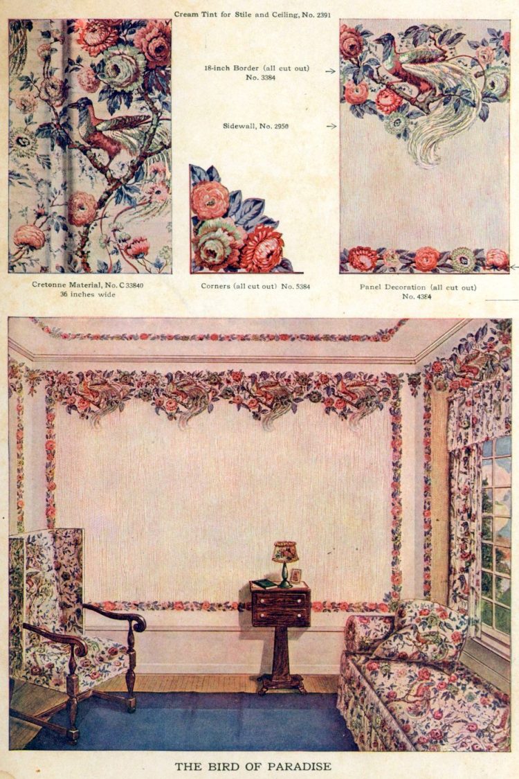 Wallpaper And Interior Decorating Ideas From 1911 - Motif - HD Wallpaper 