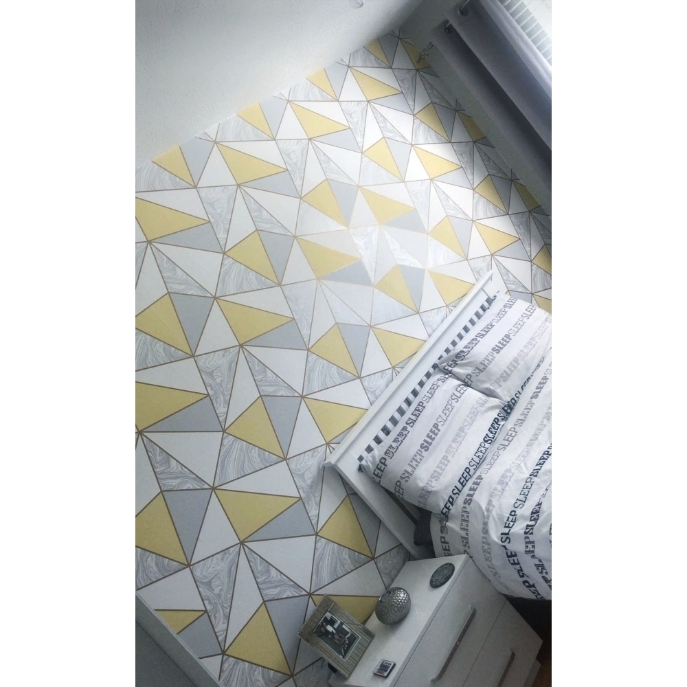 Metallic Wallpaper Uk - Zara Marble Metallic Wallpaper Yellow - HD Wallpaper 