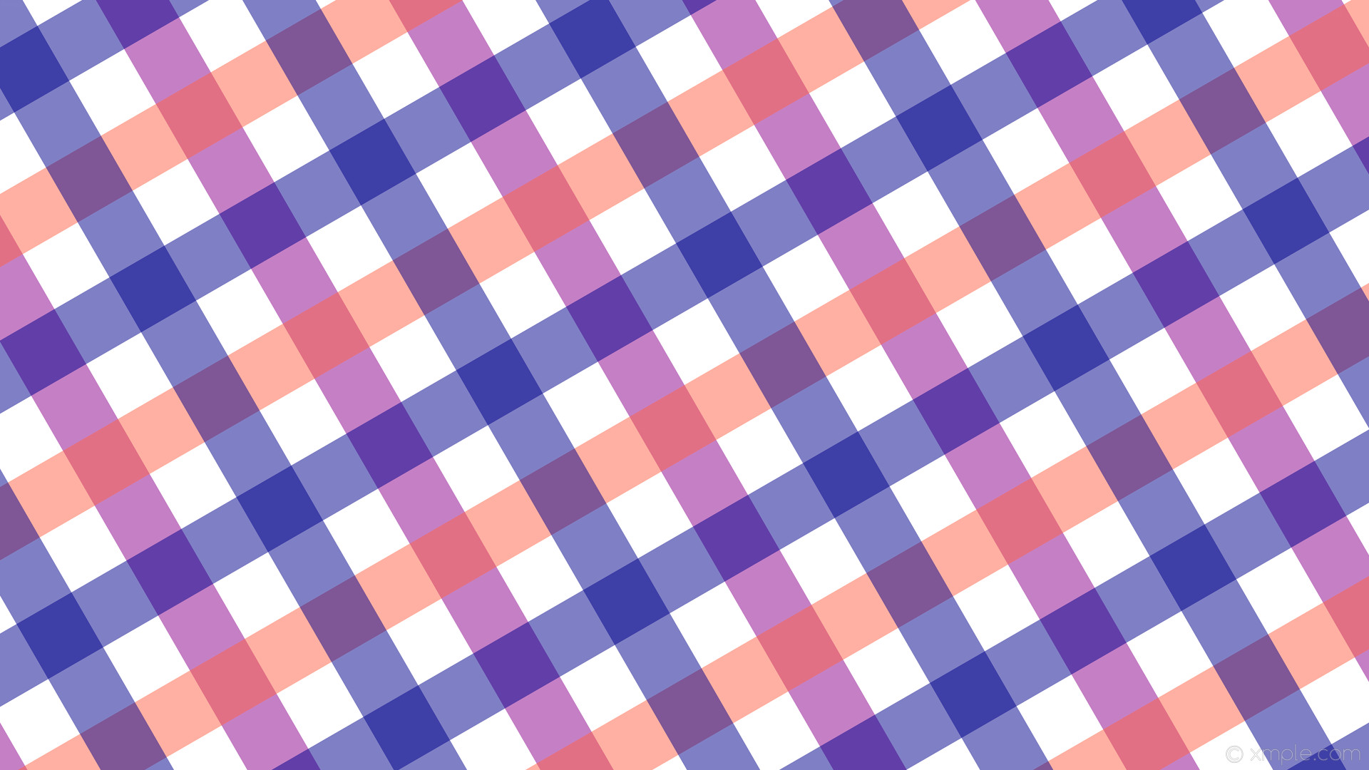 Wallpaper Striped Orange White Purple Gingham Blue - Gingham - HD Wallpaper 