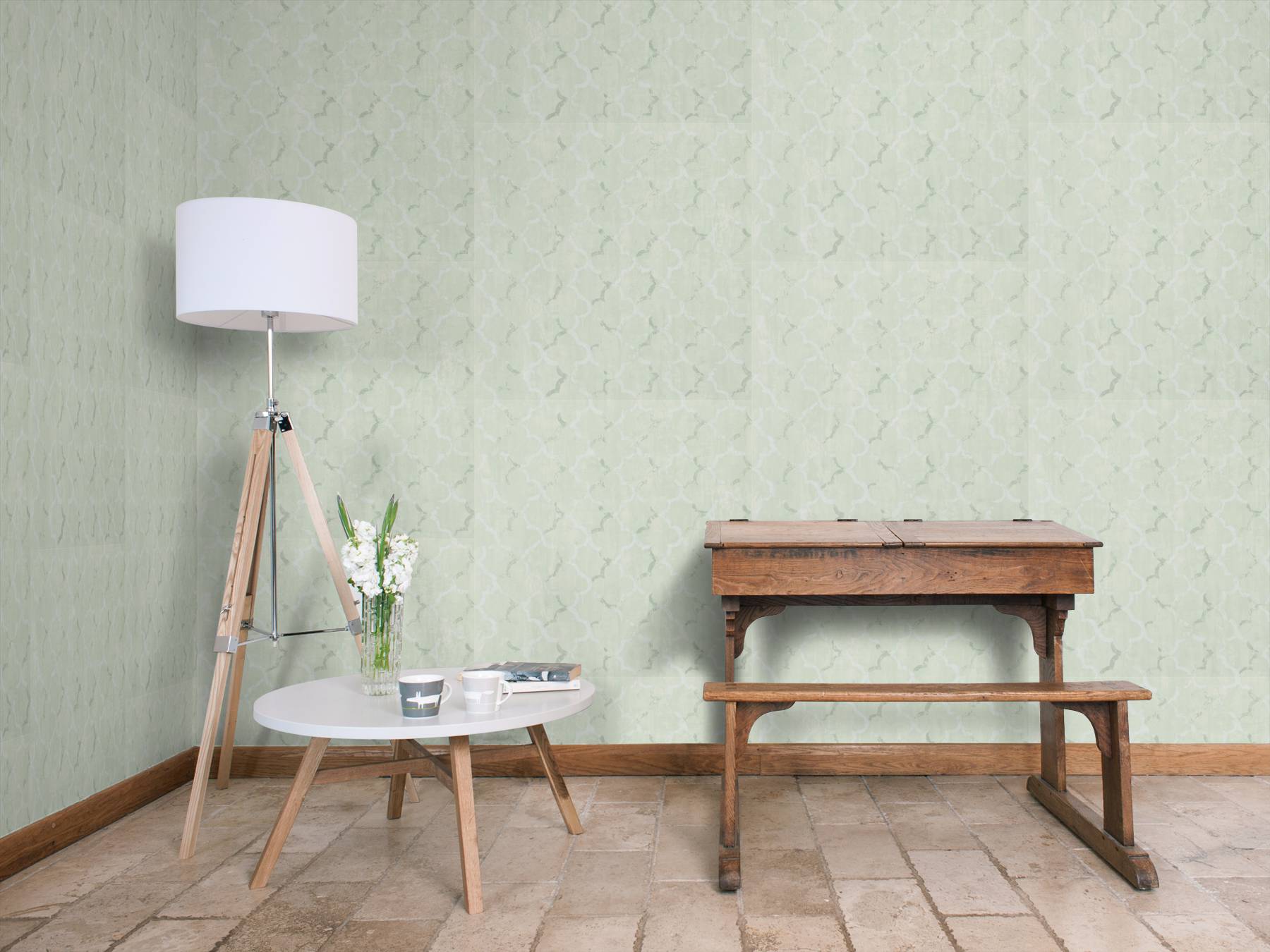 Sanderson Chiswick Grove Silver - HD Wallpaper 