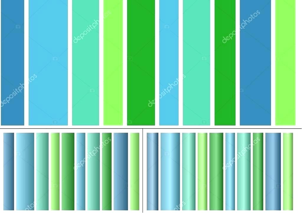 Tapeta W Paski Niebiesko Zielone - HD Wallpaper 