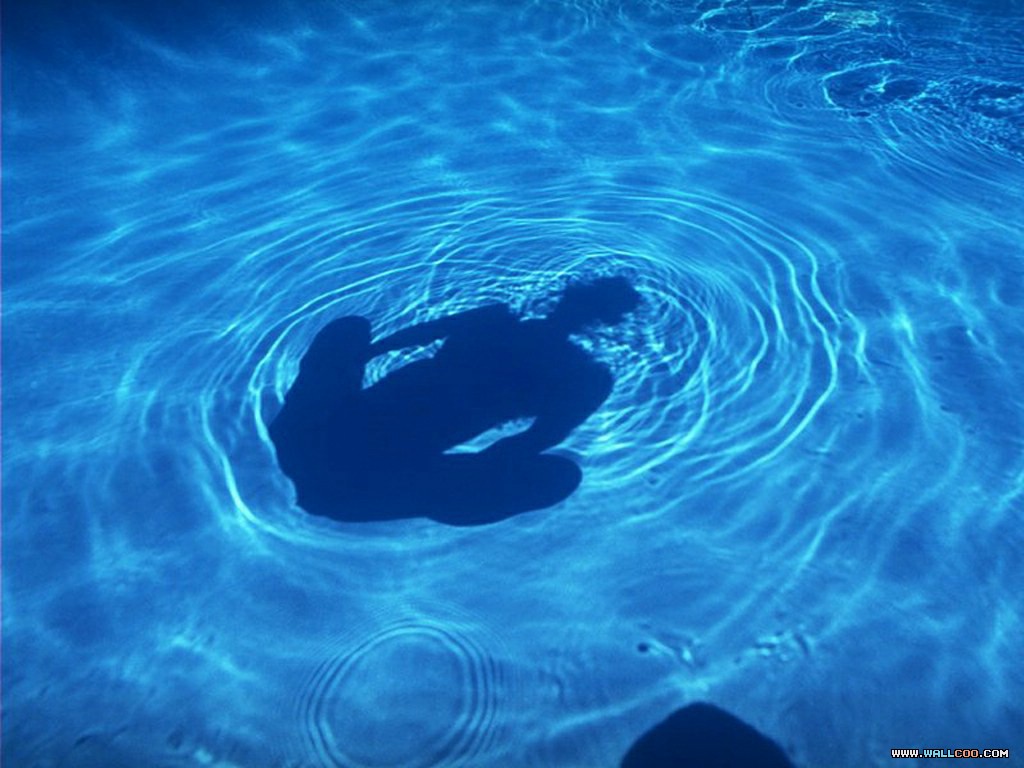 The Blue Ocean & Island Wallpapers 1024*768 No - Underwater - HD Wallpaper 