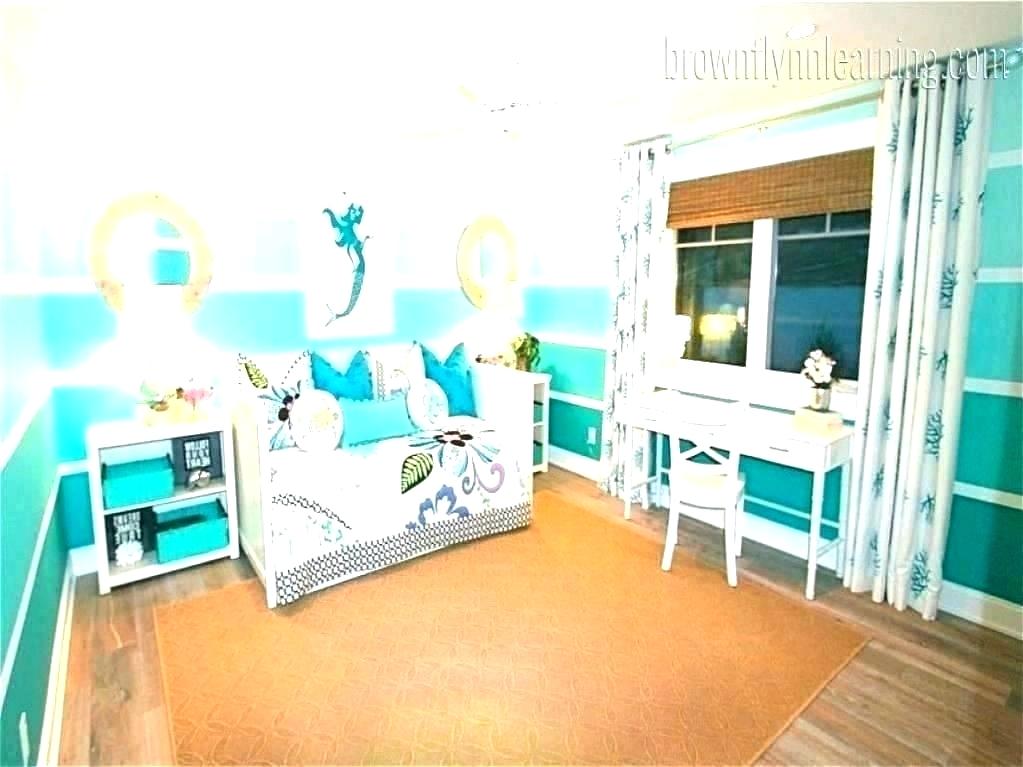 Teal Beach Themed Bedroom - HD Wallpaper 