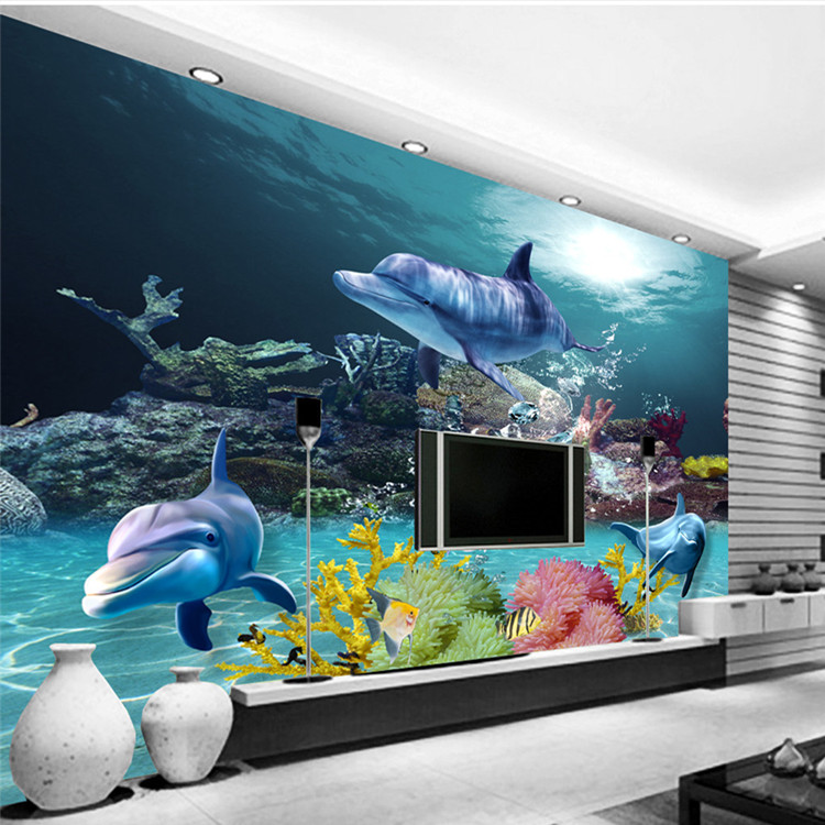 Underwater Ocean Wallpaper Bedroom - HD Wallpaper 