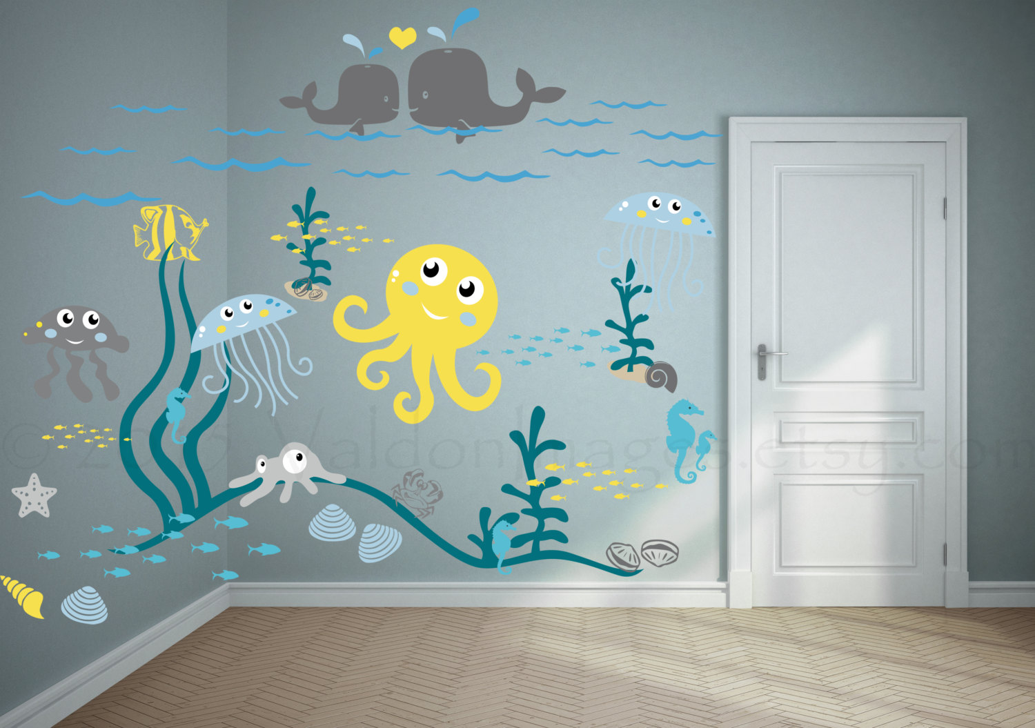 Ocean Wall Decor For Nursery - HD Wallpaper 