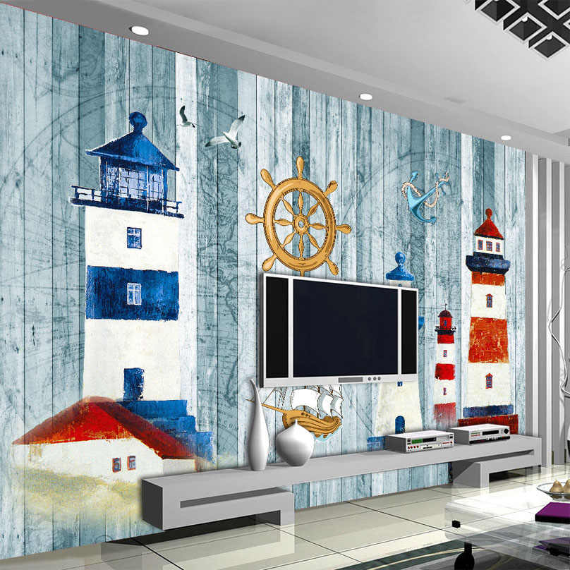 3d Mural Custom Wallpaper Cartoon-themed Navigation - Wallpaper - HD Wallpaper 