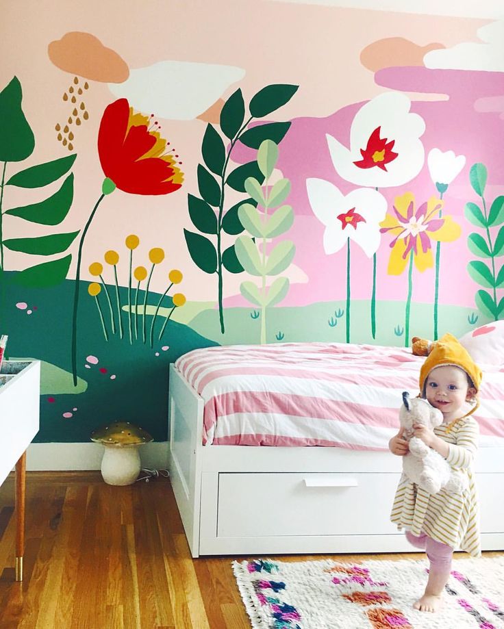 Nature Themed Bedroom Ideas - Kids Room Mural - HD Wallpaper 