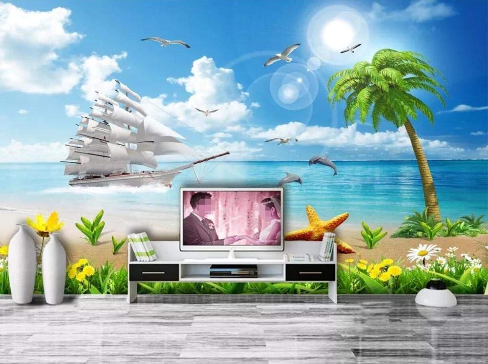 Deniz Manzarası Resimleri Çiçekli - HD Wallpaper 