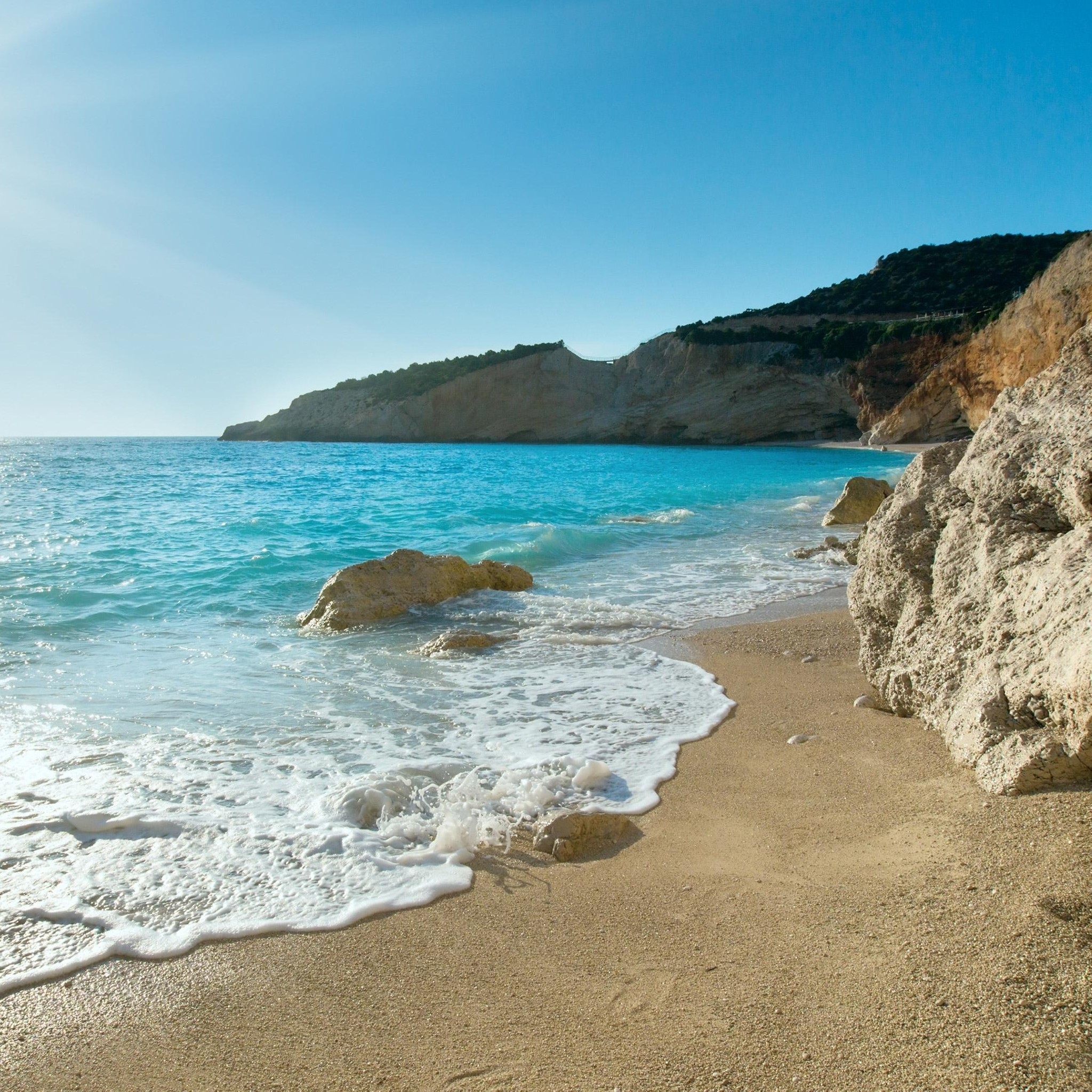 Ipad Wallpaper Seaside And Waves 
 Data-src /w/full/a/f/e/94644 - HD Wallpaper 