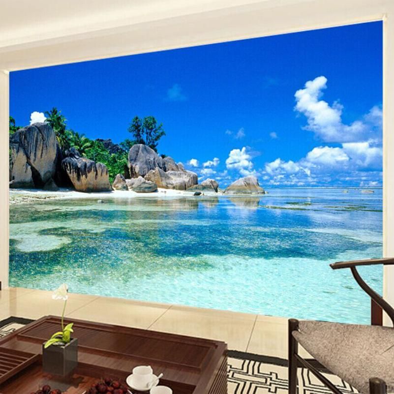 Wall Murals Tropical Beach - HD Wallpaper 