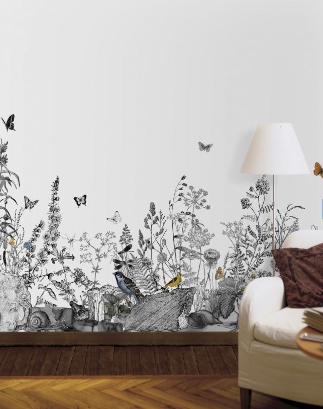 Wall Mural Hand Painting - HD Wallpaper 