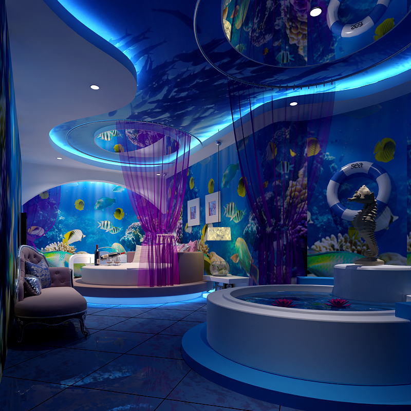 Beibehang Custom Total Athlete Bedroom Ocean Theme - Ocean Theme For Room - HD Wallpaper 