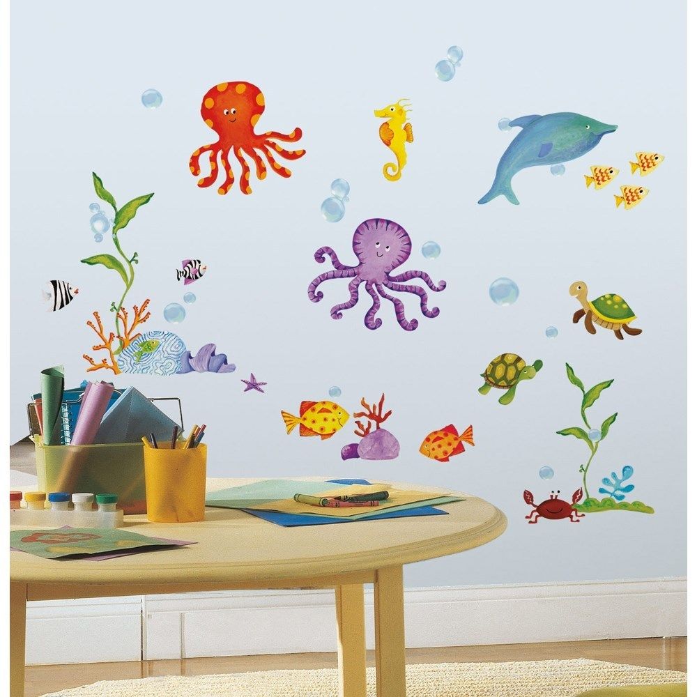 Wall Sticker Under The Sea - HD Wallpaper 