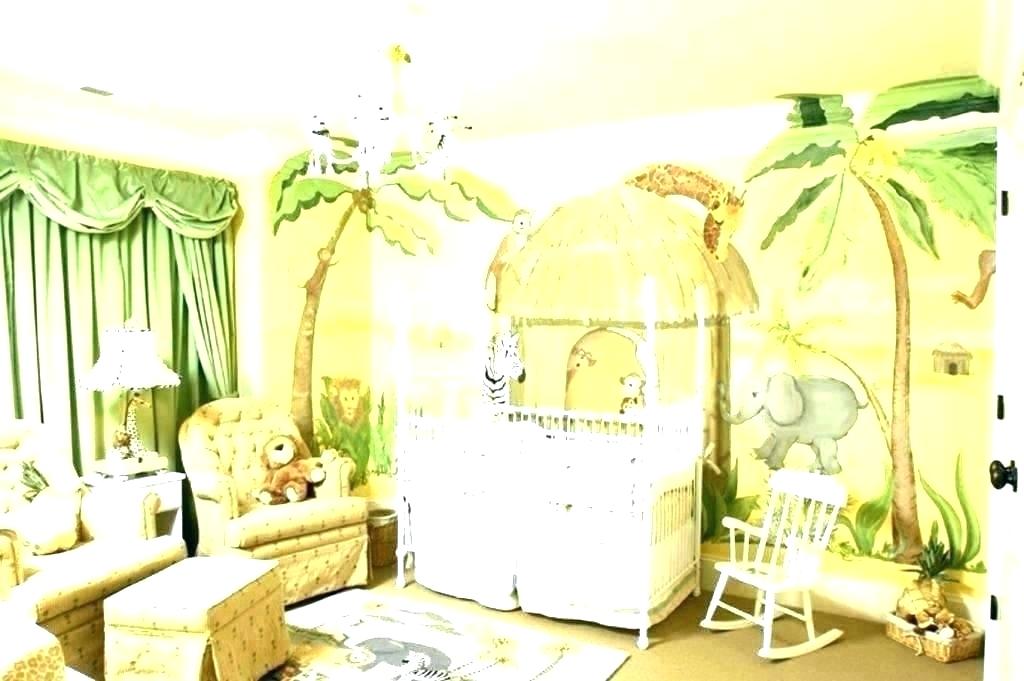 Safari Theme Home Decor Jungle Bedroom Themed Bedrooms - Baby Boy Nursery Ideas - HD Wallpaper 