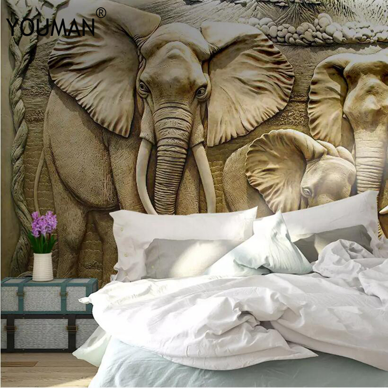 Wallpapers Youman 3 D Wallpaper Tv Wall Mural For Tv - Wallpaper - HD Wallpaper 